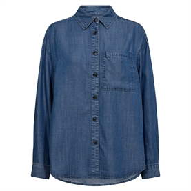 Ivy Copenhagen Matti Lyocel Skjorte, Denim Blue v